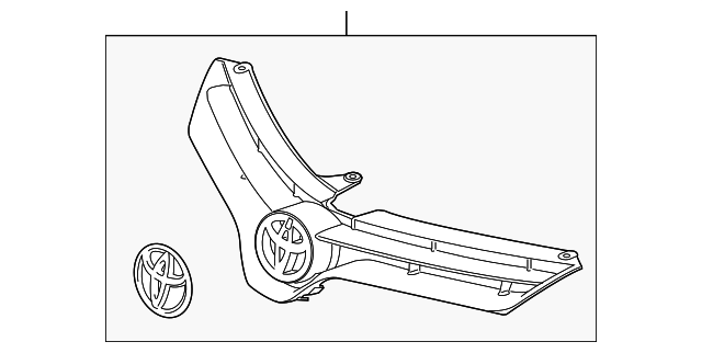 53100-02570 Деталь GRILLE ASSY