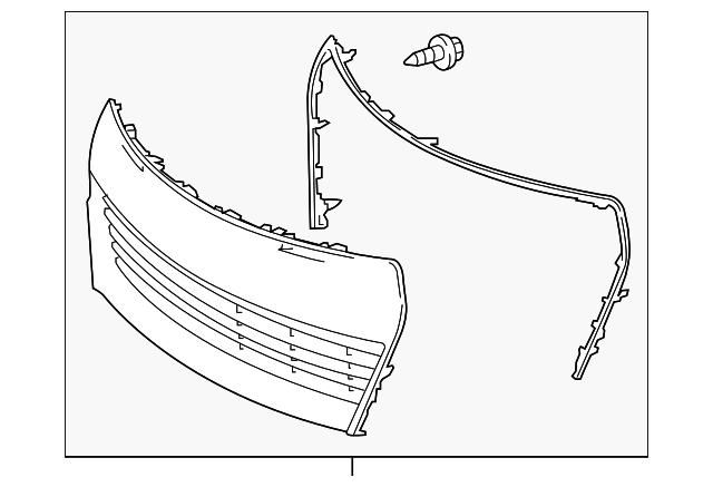 53102-02210 Деталь LOWER GRILLE