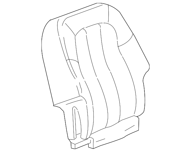89022341 SEAT BACK COVER, LEFT