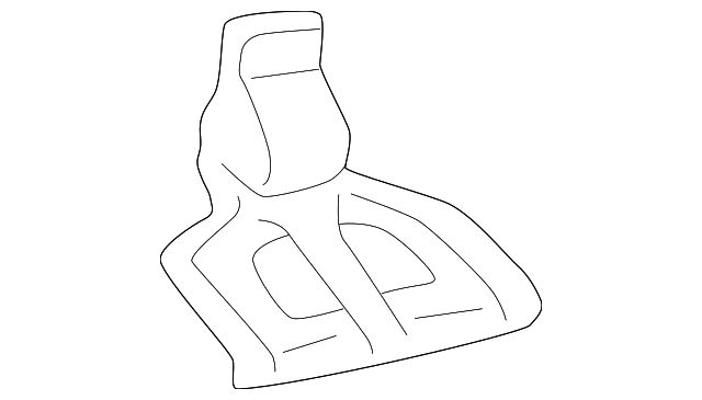10415754 Деталь ARMREST PLATE, LEFT