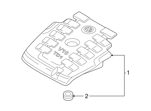 Touareg ENGINE APPEARANCE COVER