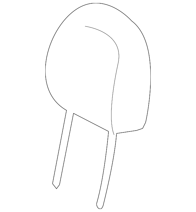 64061AG05AJC Деталь HEADREST, LEFT