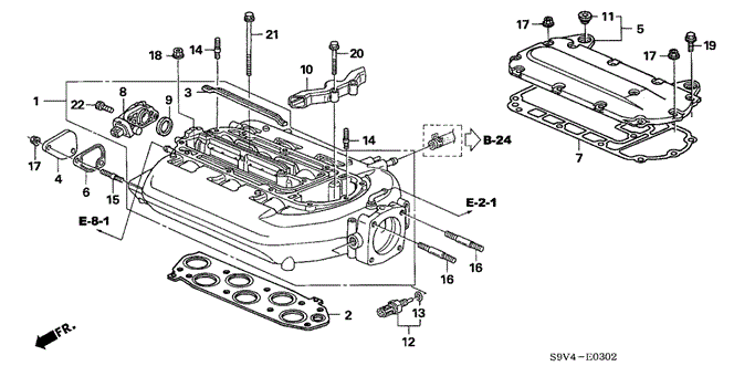 PILOT INTAKE MANIFOLD ('06-) (2WD)