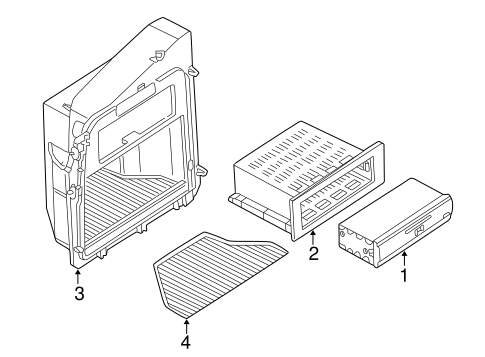 A4 Quattro NAVIGATION SYSTEM COMPONENTS