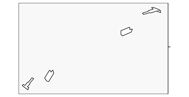 91046CA000 Деталь ROOF MOLDING, RIGHT