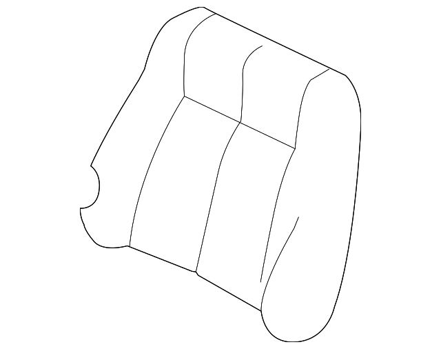88460-25661-JAU SEAT BACK COVER, RIGHT