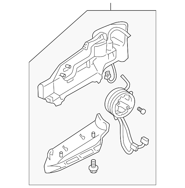 8H1-858-531-E-01C Деталь MOTOR & BASE, LEFT