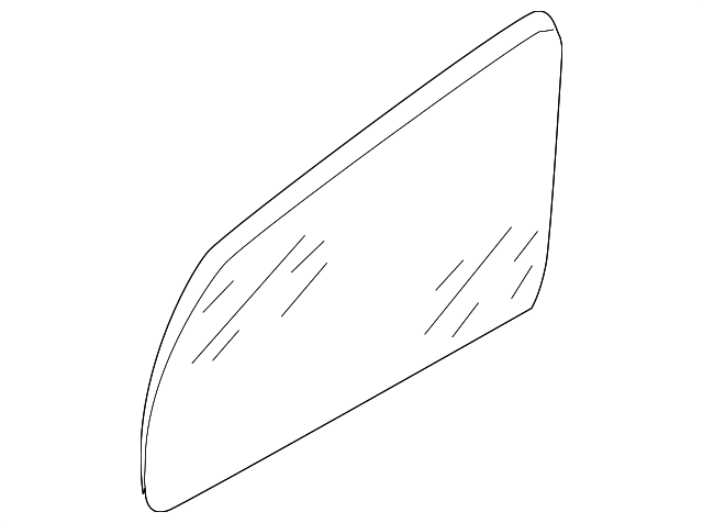 8E0-857-535-F Деталь MIRROR GLASS, LEFT