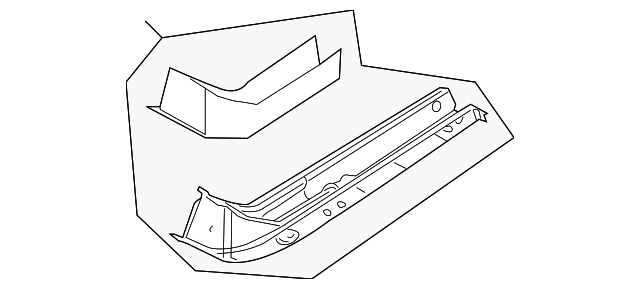 4719776AC Деталь REAR RAIL, RIGHT