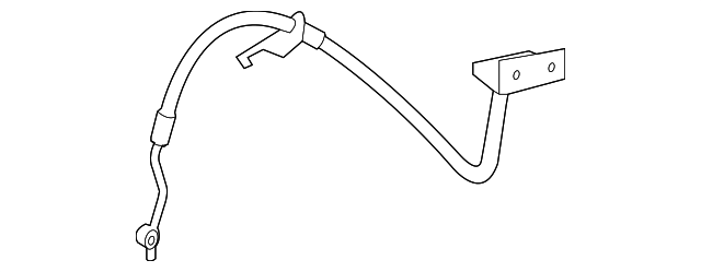 58731-2K000 Деталь BRAKE HOSE, LEFT