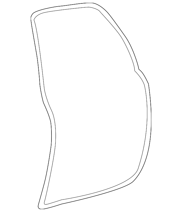2W7Z-5425324-AA Деталь DOOR W'STRIP, RIGHT