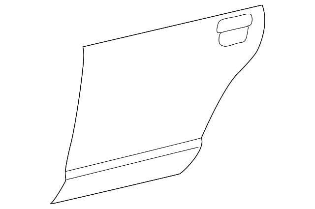2W7Z-5424700-AA Деталь OUTER PANEL, RIGHT