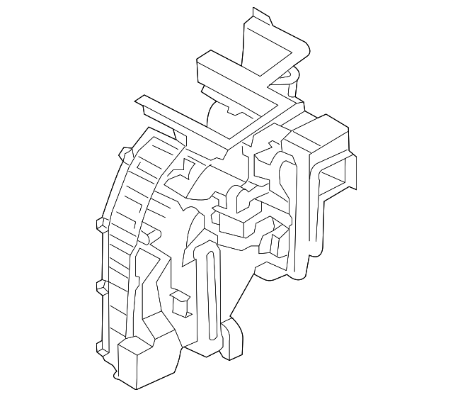 97135-A7080 HEATER CASE, RIGHT