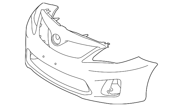 52119-03901 BUMPER COVER