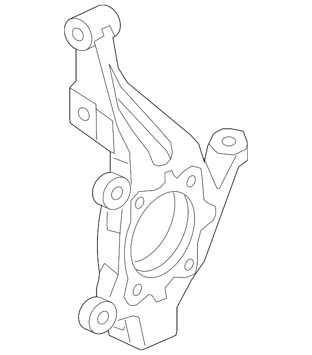 51716-C1000 KNUCKLE, RIGHT