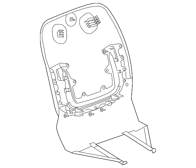 22758372 SEAT BACK PANEL