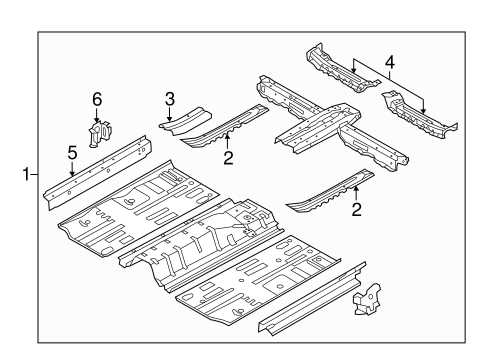 Elantra FLOOR & RAILS 2