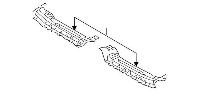 65175-3Y000 Деталь CROSSMEMBER, LEFT