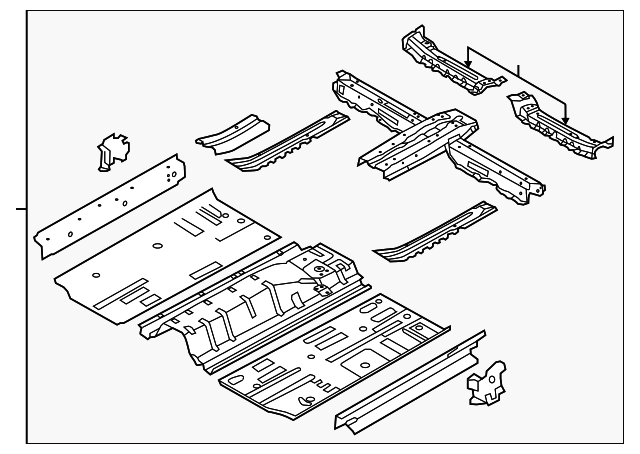 65100-3Y000 Деталь FLOOR PAN ASSY