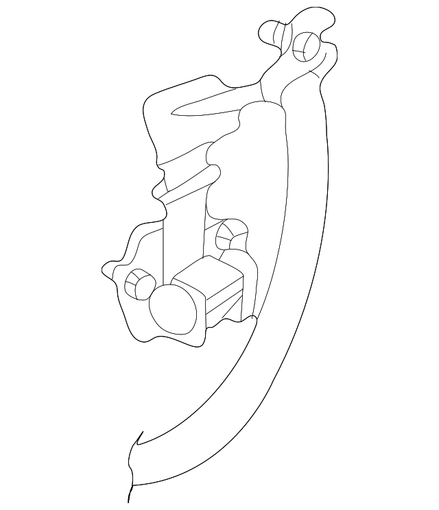 64665SA000ML Деталь CENTER SEAT BELT