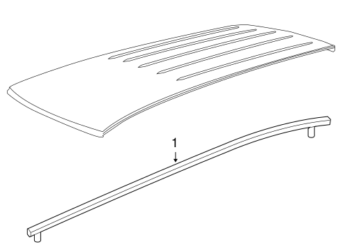 Routan EXTERIOR TRIM - ROOF