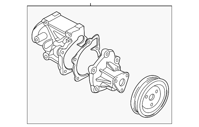 25100-2G800 Деталь WATER PUMP ASSY