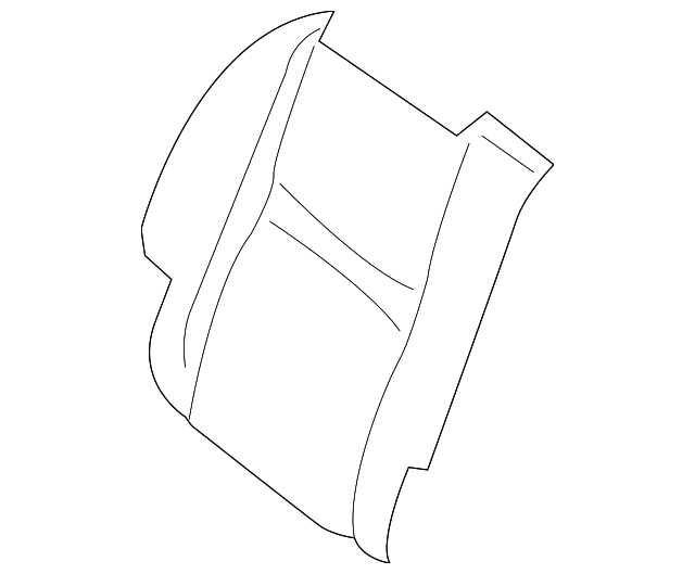886203JA0C Деталь SEAT BACK COVER