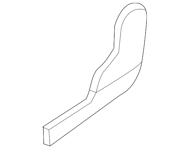 882223JA0A Деталь RECLINE COVER, LEFT