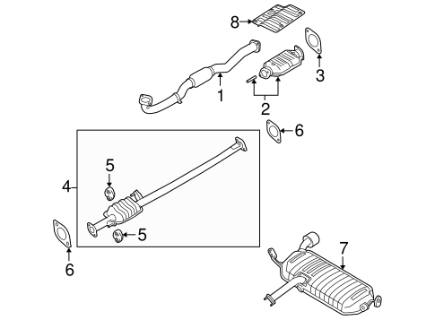 Sportage EXHAUST COMPONENTS