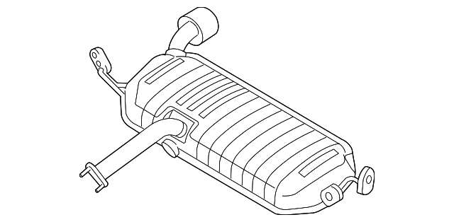 28700-1F091 Деталь MUFFLER