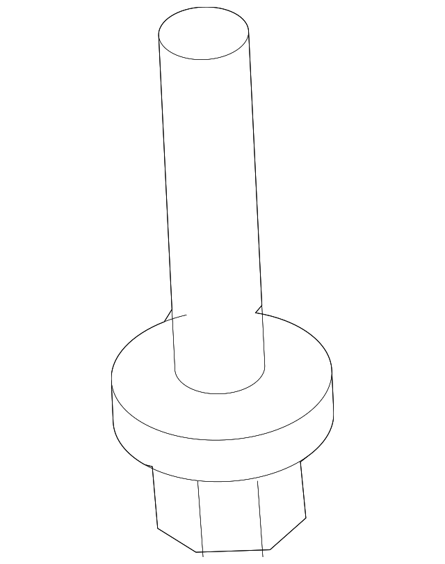 6505341AA Деталь BUMPER COVER SCREW, LEFT