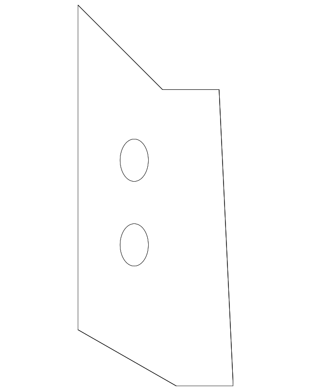 66383-0E030 Деталь CORNER PANEL BRACKET, RIGHT