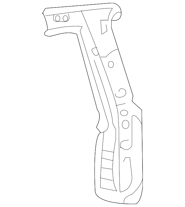 61713-48011 Деталь PILLAR REINF, RIGHT