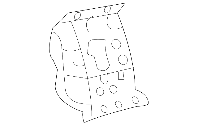 61711-48020 Деталь UPPER REINF, RIGHT
