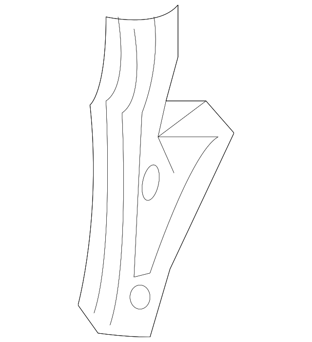 65685-48010 Деталь WHEELHOUSE BRACE, RIGHT