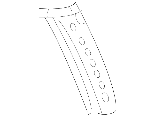 61724-48040 Деталь PILLAR REINF, LEFT