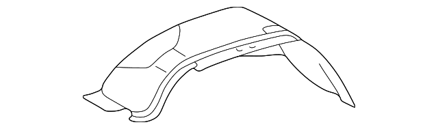 463-884-13-22 Деталь FENDER LINER, RIGHT