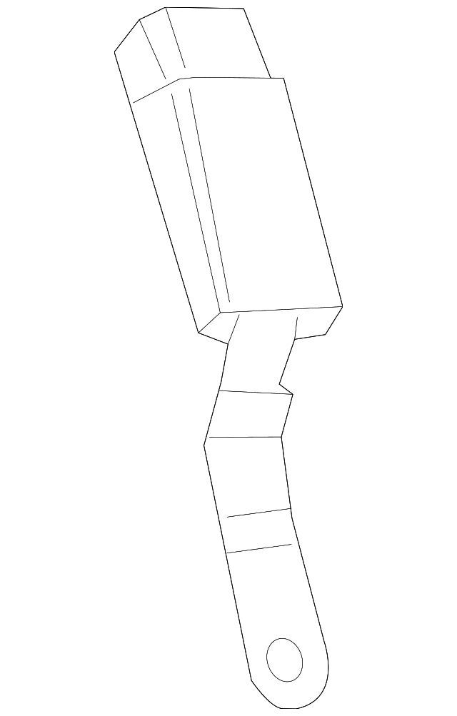 TQ881X9AB Деталь BUCKLE END, LEFT