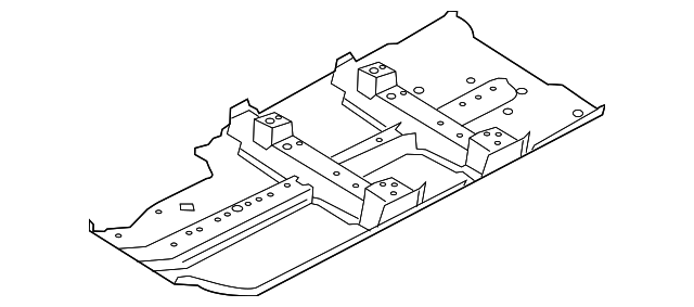 74320-4BA0A Деталь FRONT FLOOR PAN, RIGHT
