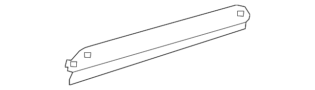 554D3-4BA0A Деталь REAR BRACE, LEFT