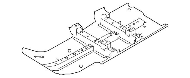 74321-4BA0A Деталь FRONT FLOOR PAN, LEFT