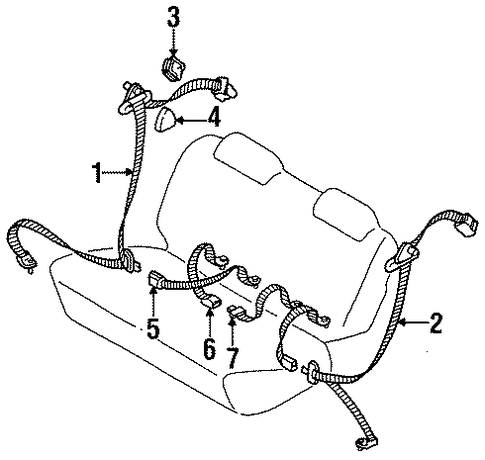 Sportage REAR SEAT BELTS