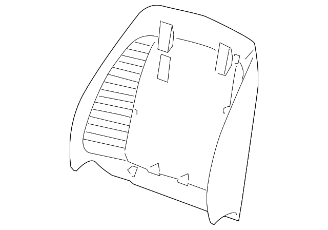 20853737 Деталь SEAT BACK PANEL
