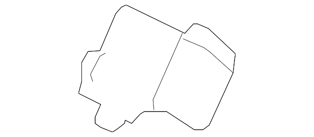 7211A071 Деталь UPPER TRIM PANEL BRACKET, LEFT