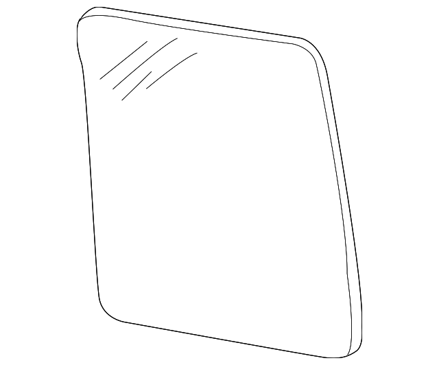 YC3Z-7825713-AA Деталь DOOR GLASS, LEFT