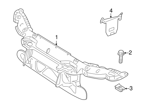 Z3 RADIATOR SUPPORT