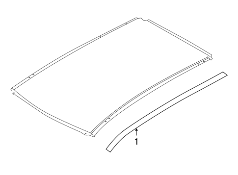 Rogue Select EXTERIOR TRIM - ROOF