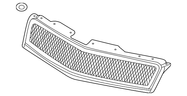 15943196 Деталь UPPER GRILLE