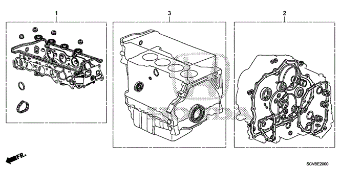 ENGINE/GASKET KIT for 2011 Honda ELEMENT #1