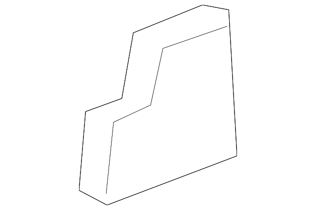 10384388 Деталь OPENING FRAME SEAL, RIGHT